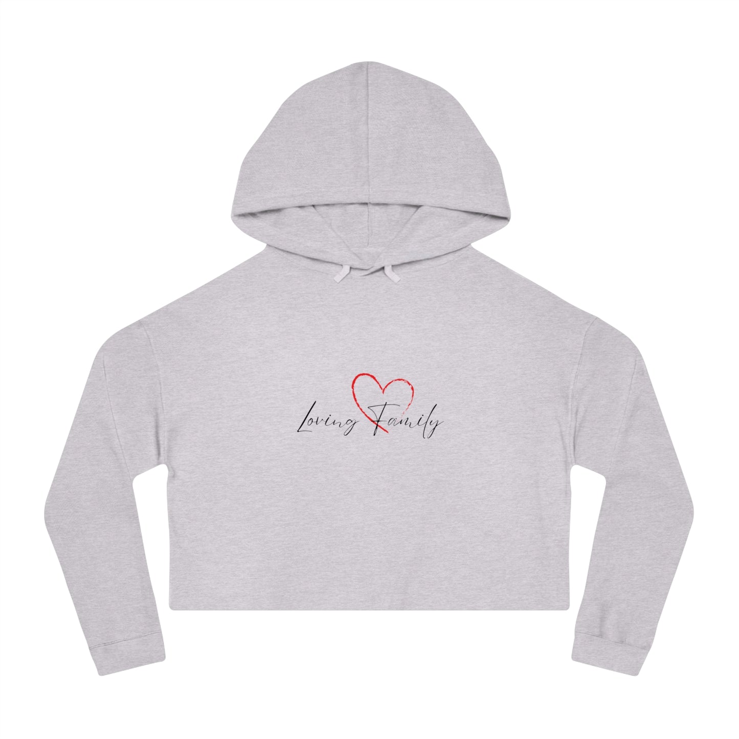 Cropped Hooded Sweatshirt - Women's Cozy and Stylish Comfort for Casual Outings
