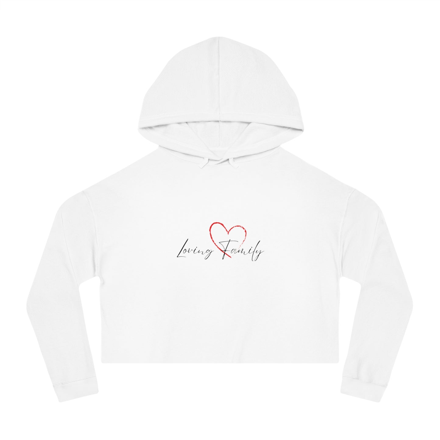 Cropped Hooded Sweatshirt - Women's Cozy and Stylish Comfort for Casual Outings