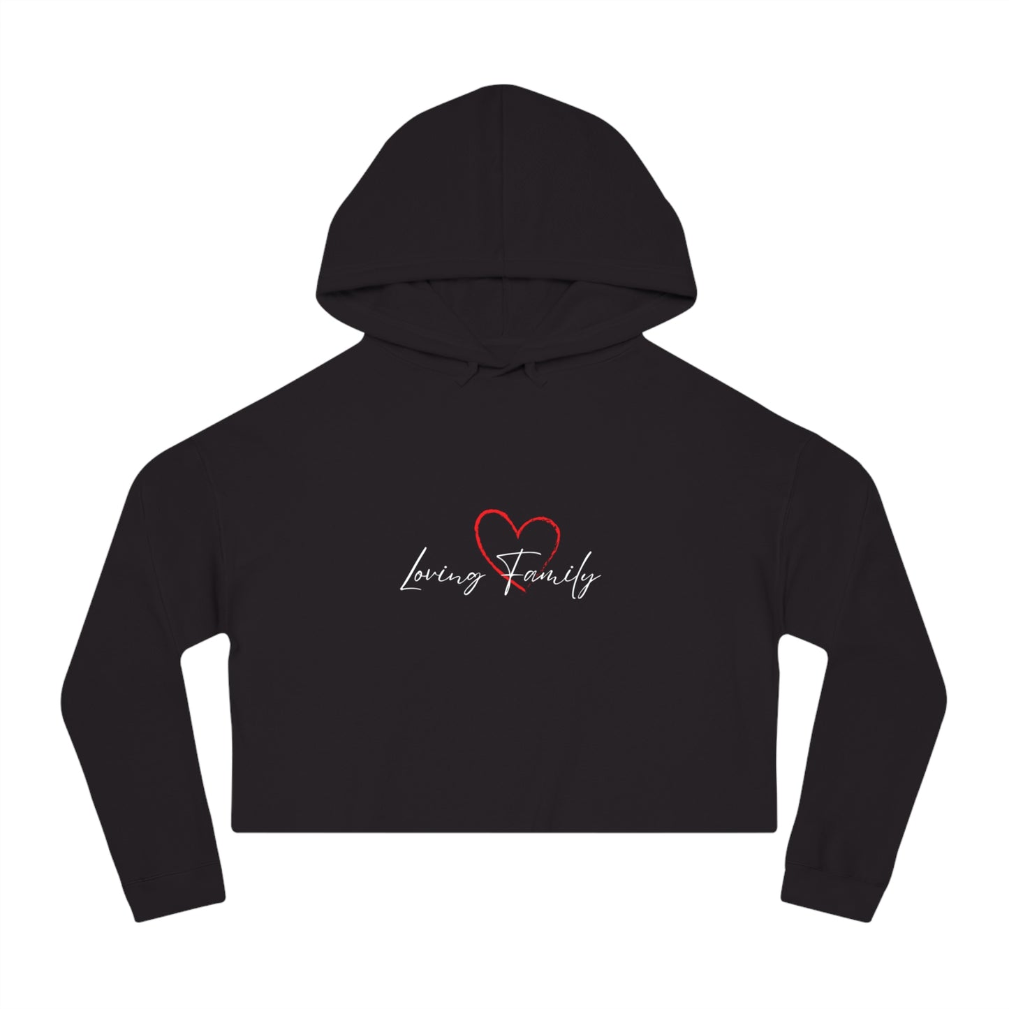 Cropped Hooded Sweatshirt - Women's Cozy and Stylish Comfort for Casual Outings