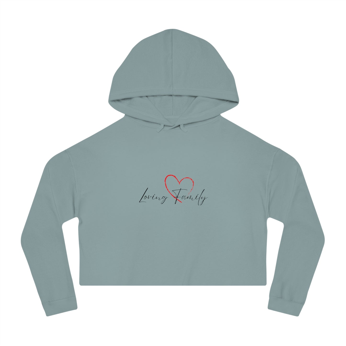 Cropped Hooded Sweatshirt - Women's Cozy and Stylish Comfort for Casual Outings